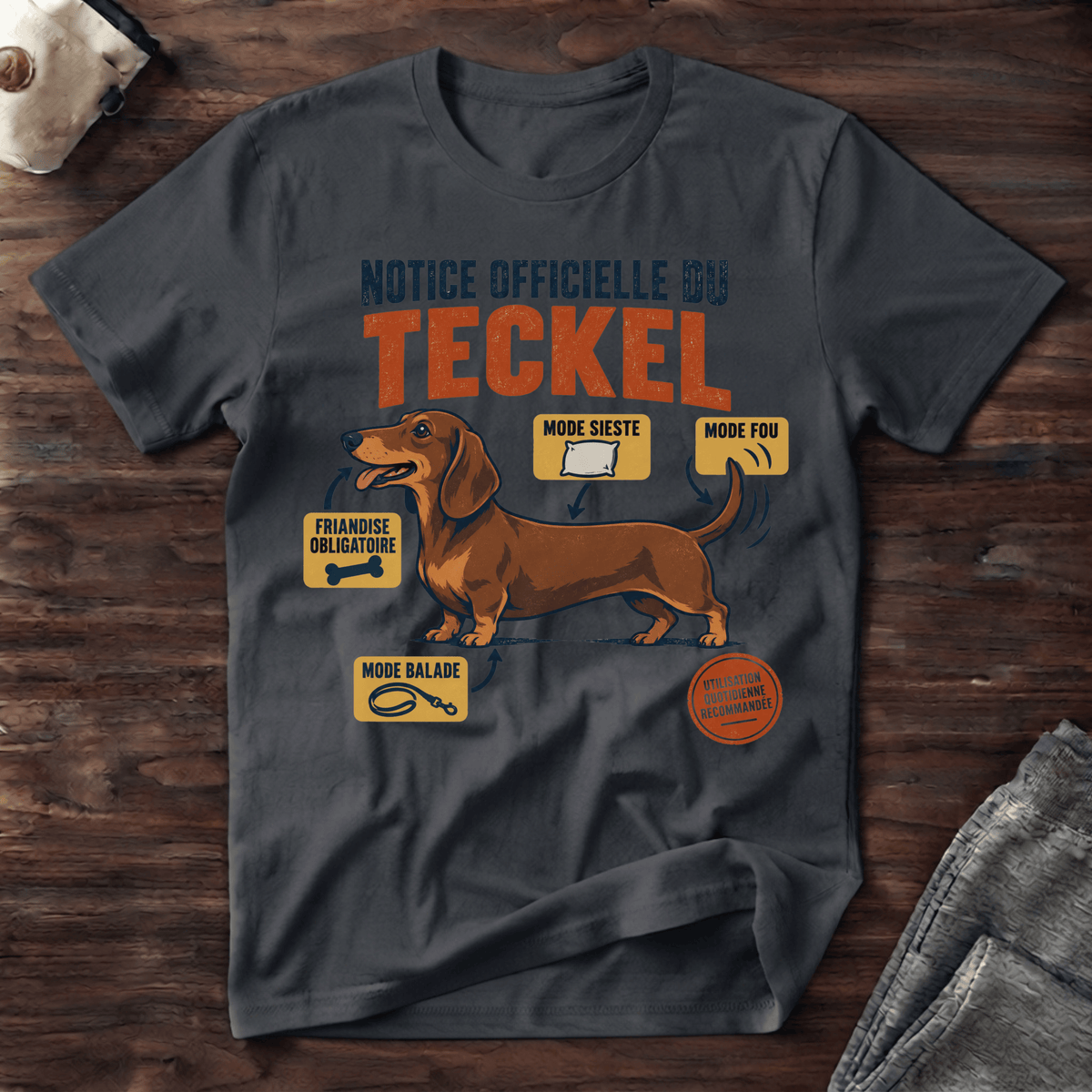 Notice officiel du Teckel - T-Shirt
