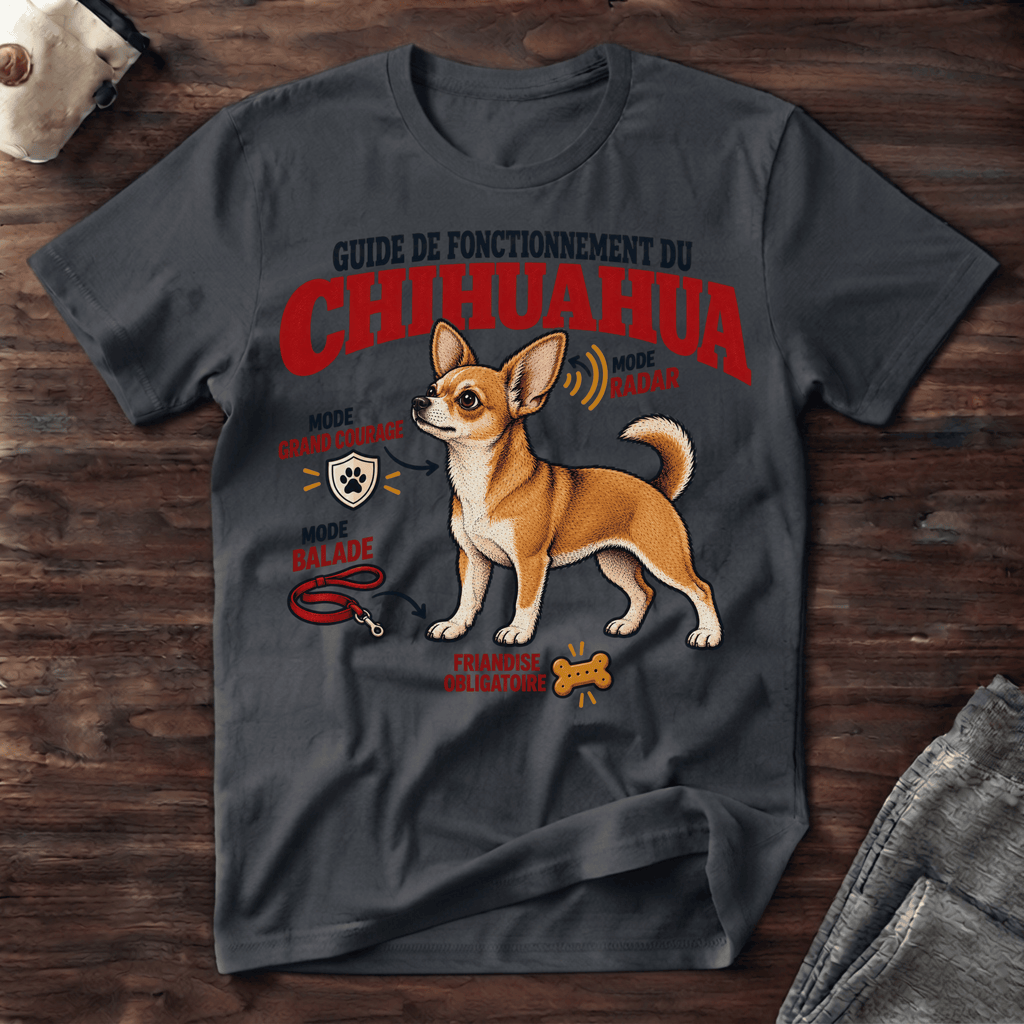 Guide de fonctionnement du Chihuahua - T-Shirt