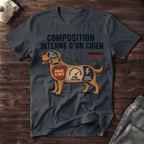 Composition interne d'un chien - T-Shirt