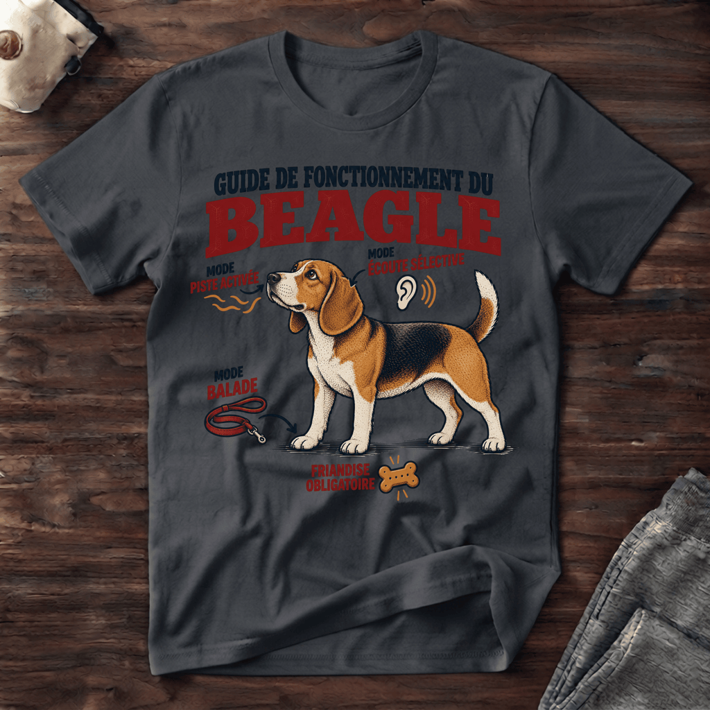 Guide de fonctionnement du Beagle - T-Shirt
