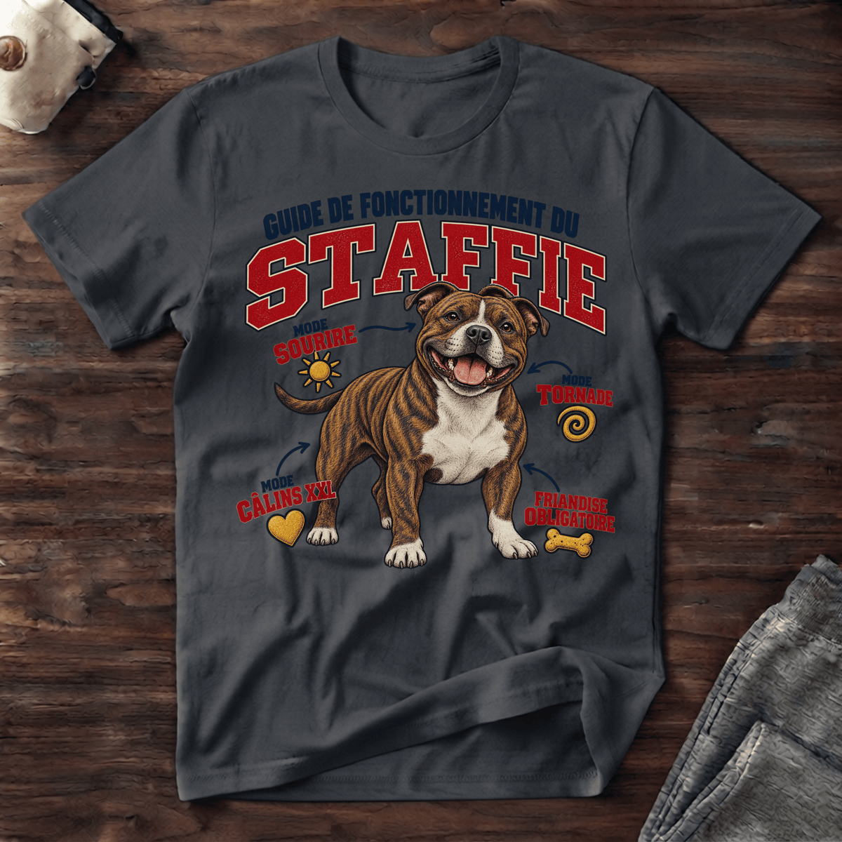 Guide de Fonctionnement du Staffie - T-Shirt
