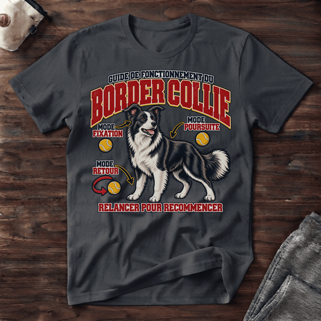 Guide de fonctionnement du Border Collie / Mode Balle - T-Shirt