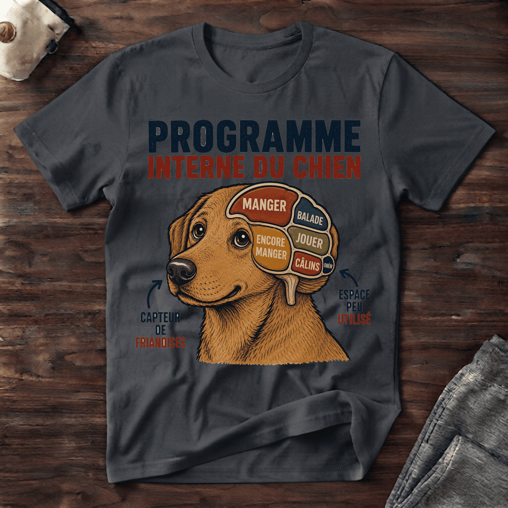 Programme interne d'un chien - T-Shirt