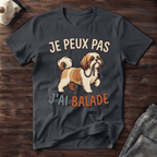 Je peux pas j'ai balade / Shi Tzu - T-Shirt