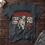 Tableau d'énergie du dalmatien - T-Shirt