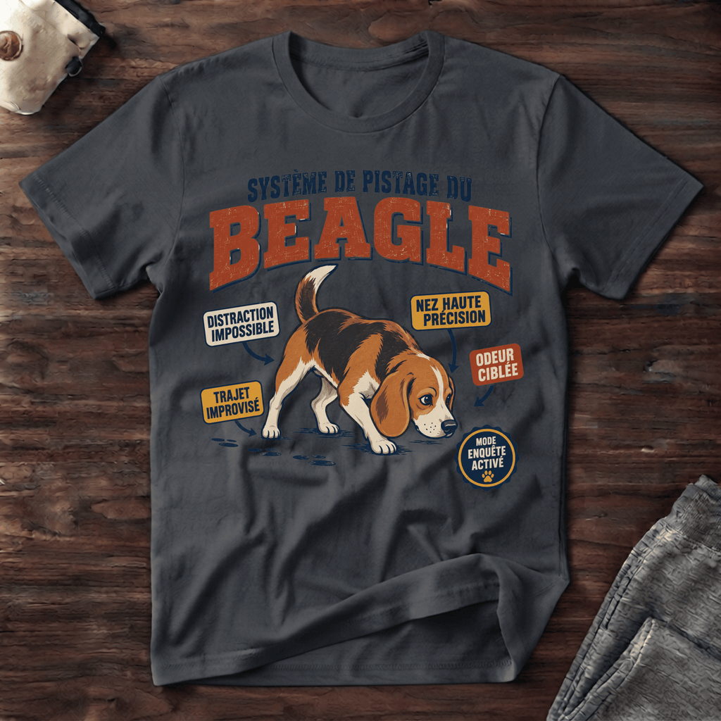 Système de pistage du Beagle - T-Shirt