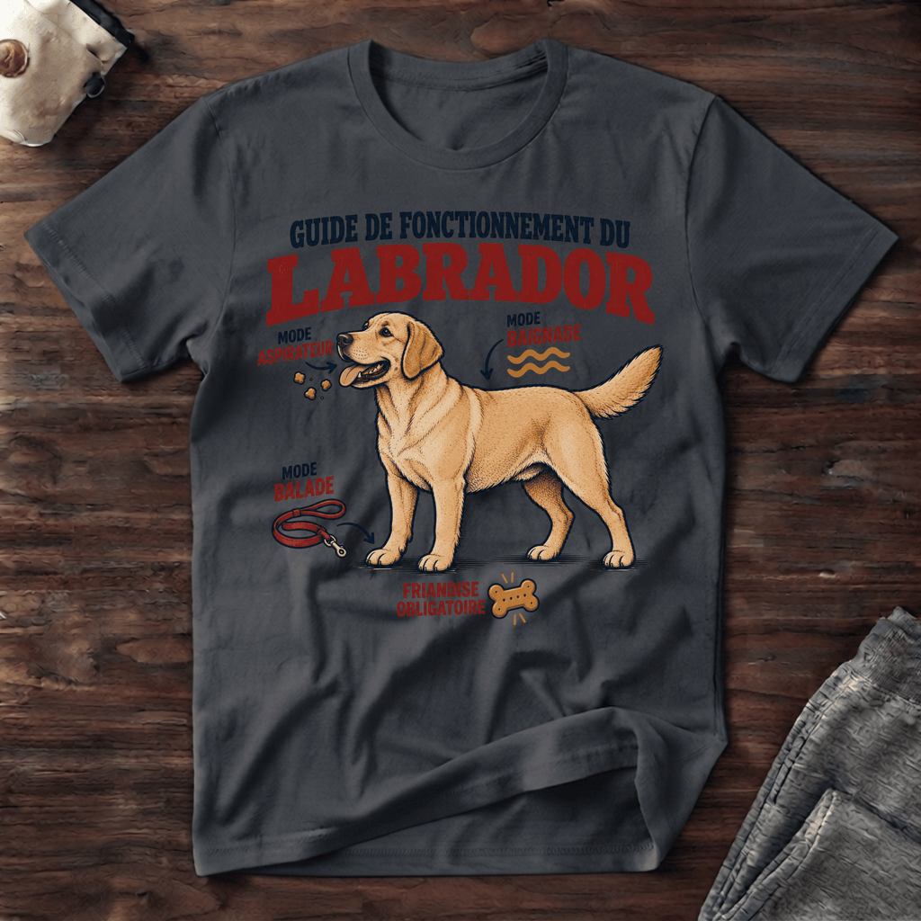Guide de fonctionnement du Labrador - T-Shirt