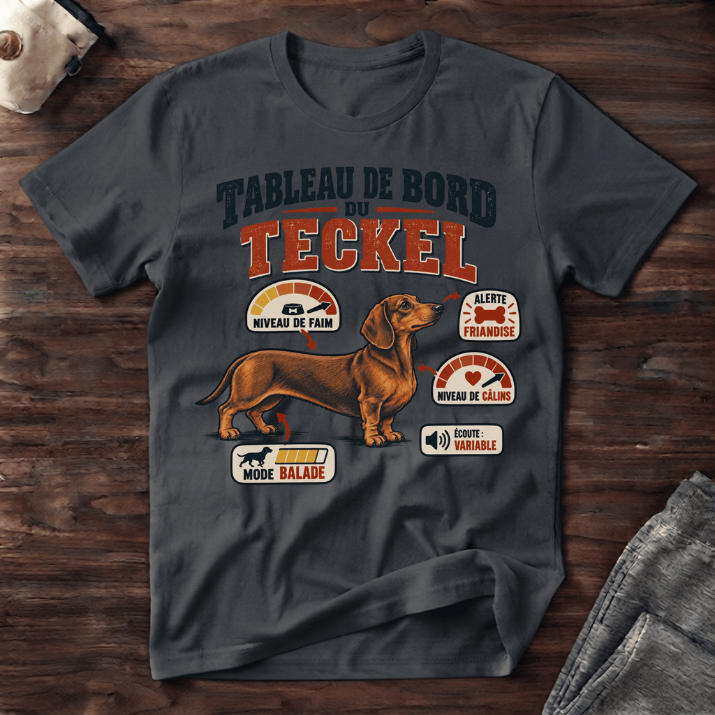 Tableau de bord du Teckel - T-Shirt