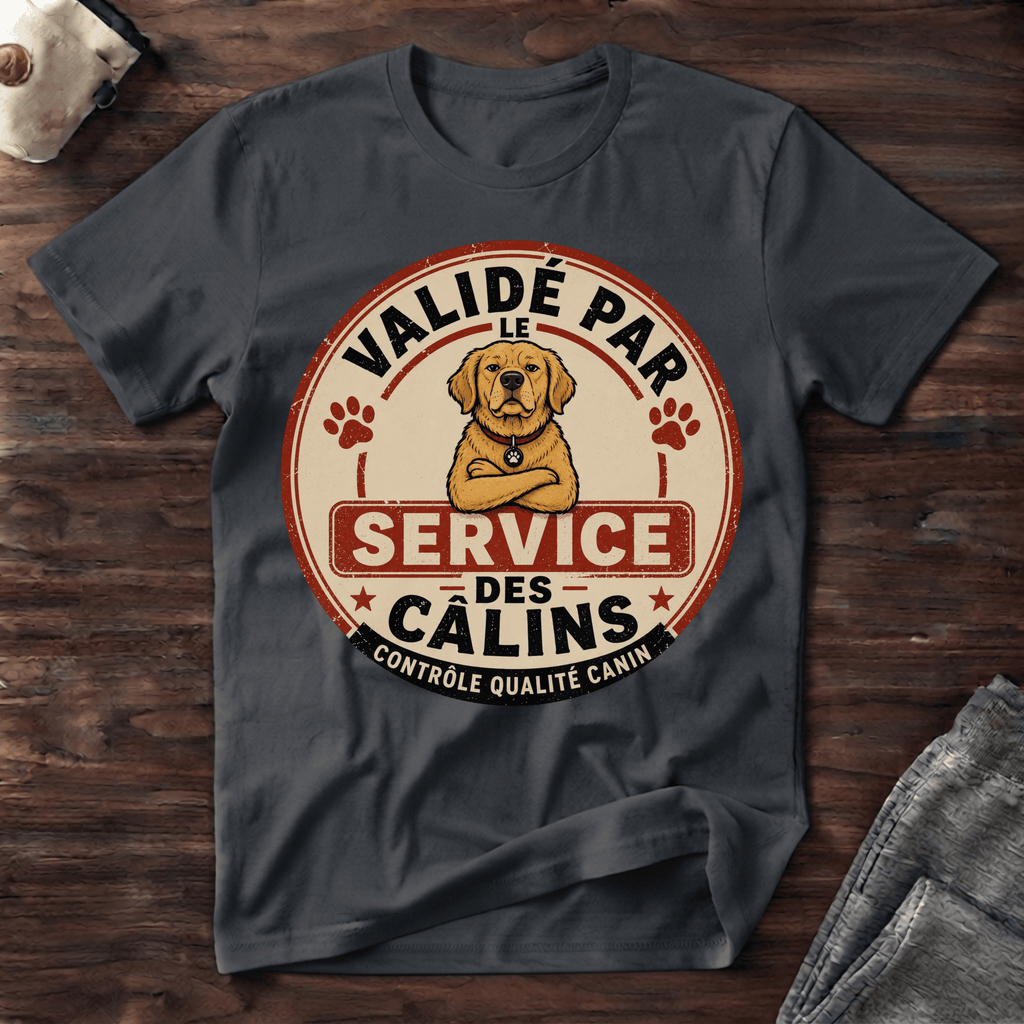 Validé par le service des câlins - T-Shirt