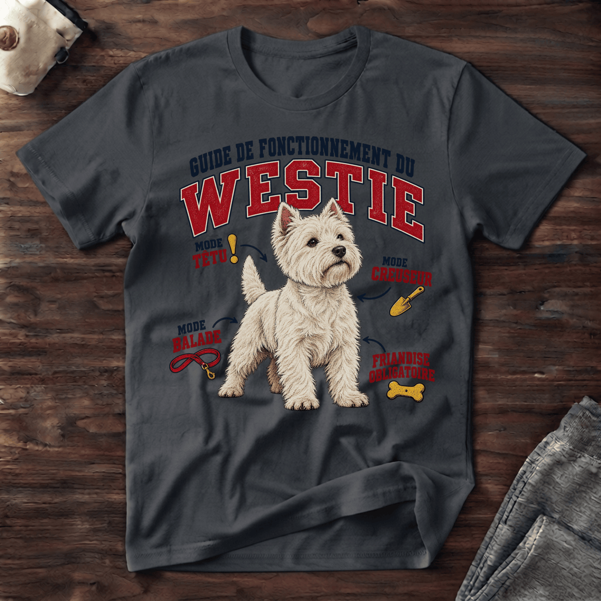 Guide de Fonctionnement du Westie - T-Shirt