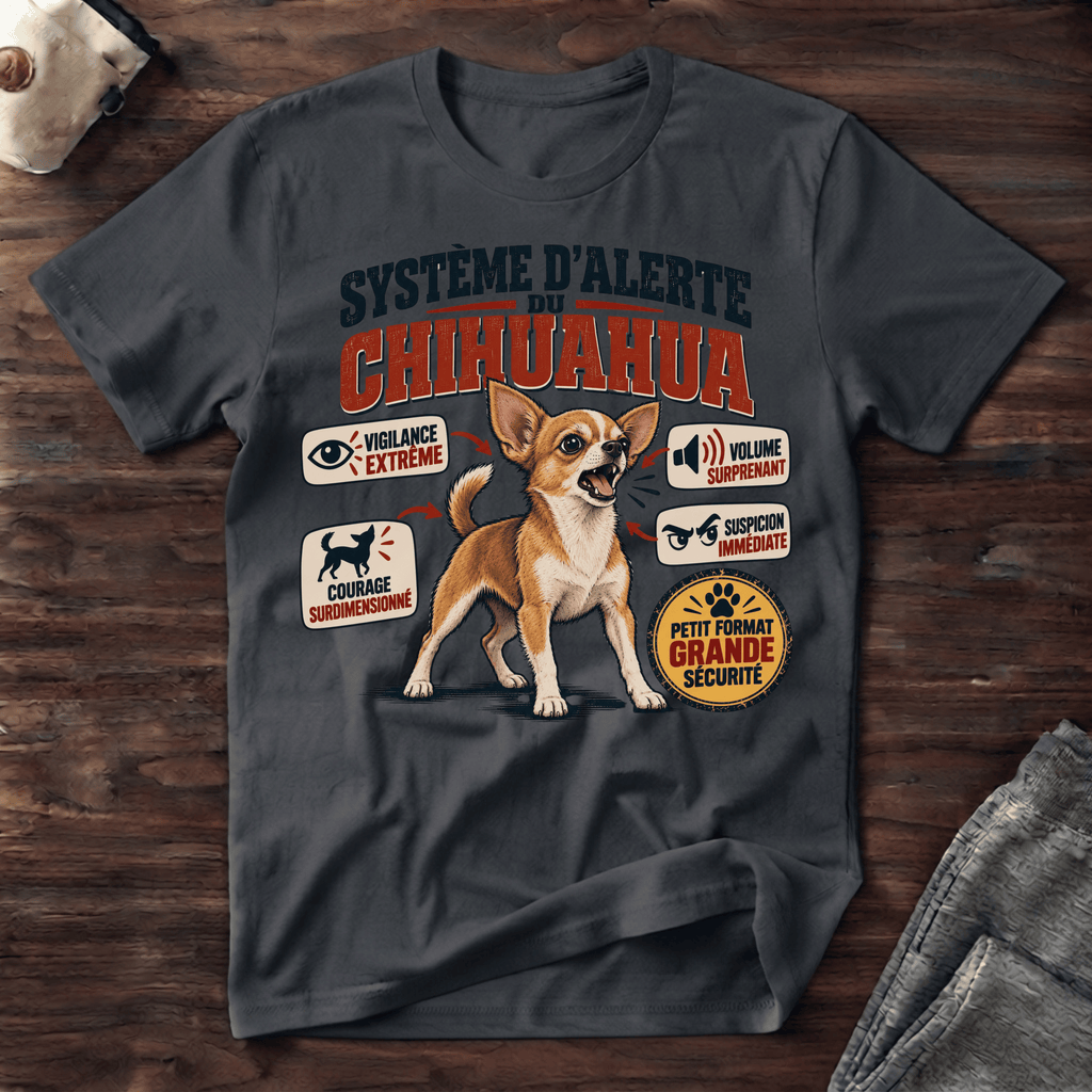 Système d'alerte du Chihuahua - T-Shirt