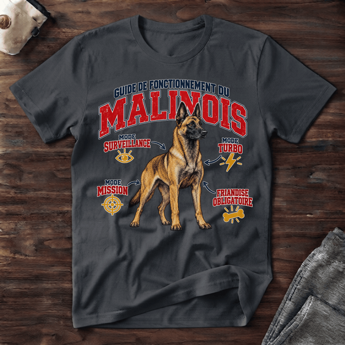 Guide de Fonctionnement du Malinois - T-Shirt