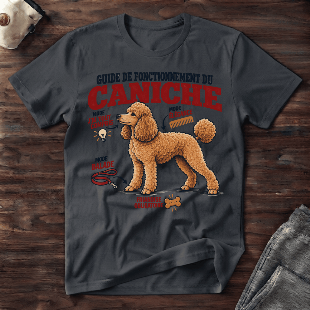 Guide de fonctionnement du Caniche - T-Shirt