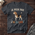 Je peux pas j'ai balade / Beagle - T-Shirt