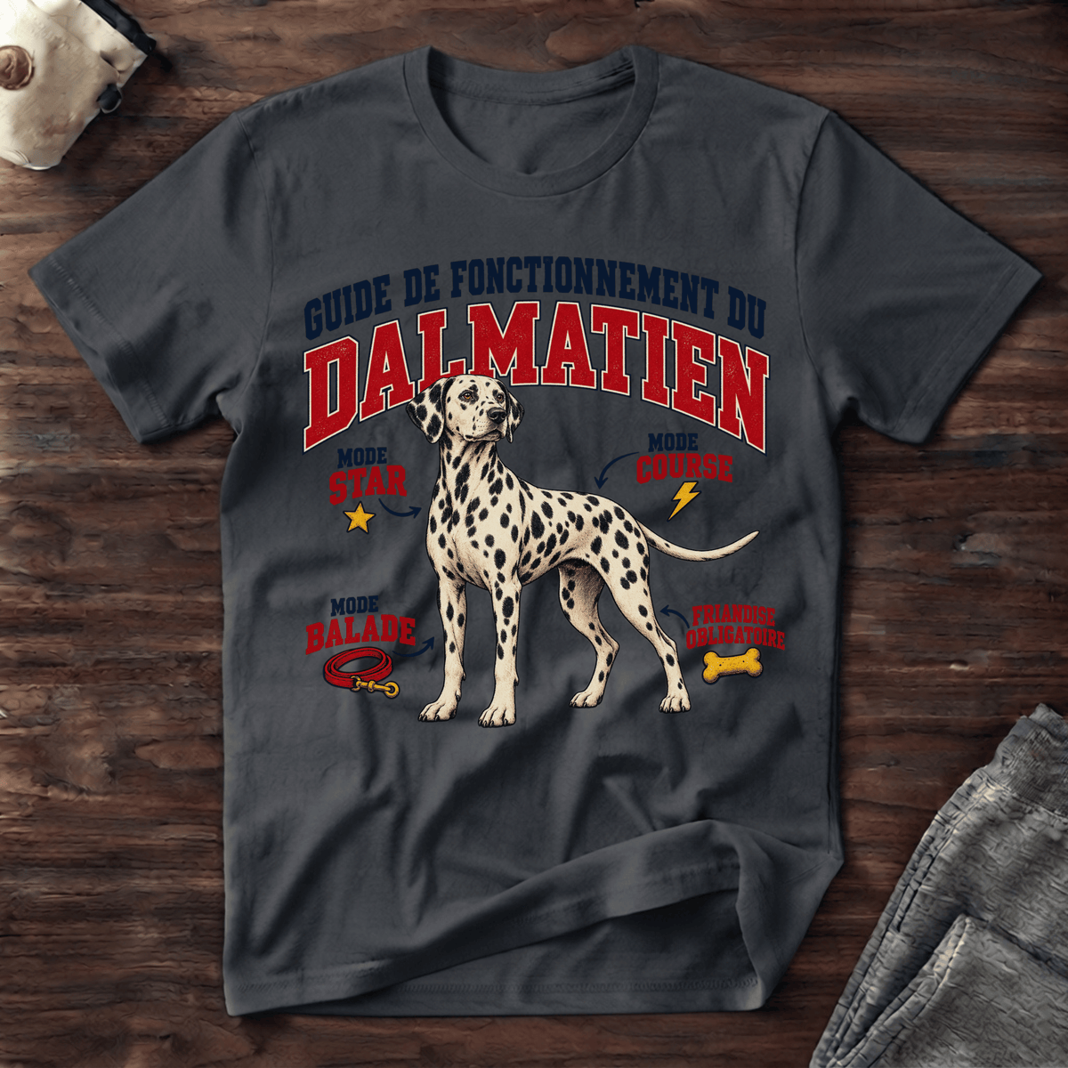 Guide de Fonctionnement du Dalmatien - T-Shirt