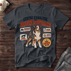 Centre d'analyse du berger australien - T-Shirt