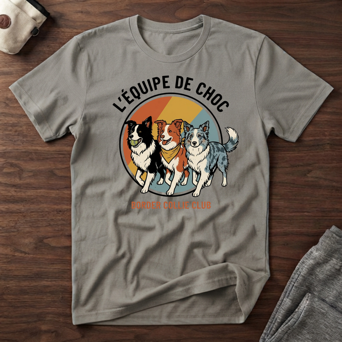 Border Collie Club / L'équipe de Choc - T-Shirt
