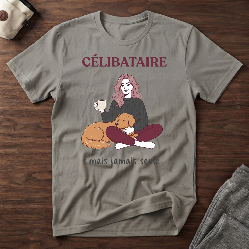 T-Shirt — Célibataire, mais jamais seule