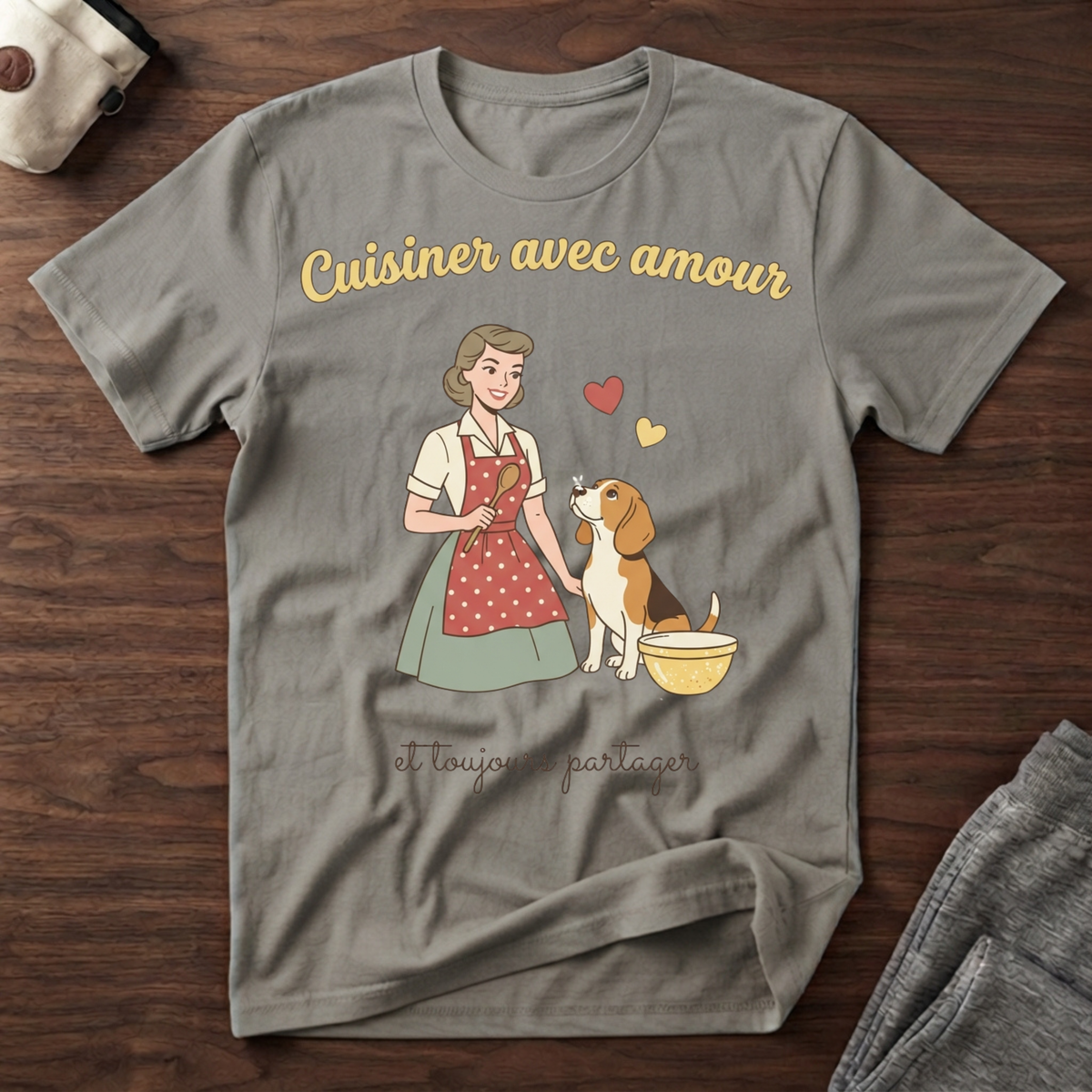 T-Shirt — Cuisiner avec amour