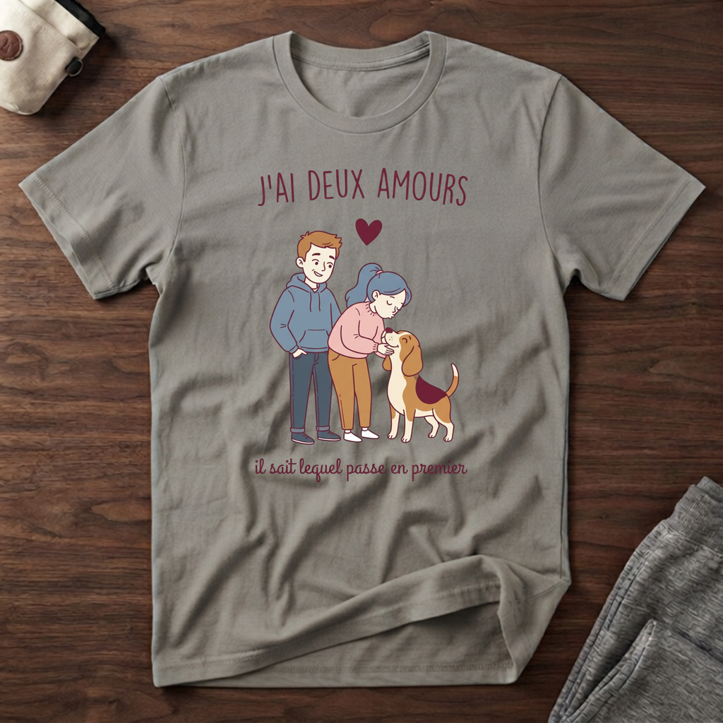 T-Shirt — J'ai Deux Amours...