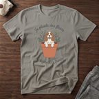 T-Shirt — Je plante des fleurs, il creuse les trous