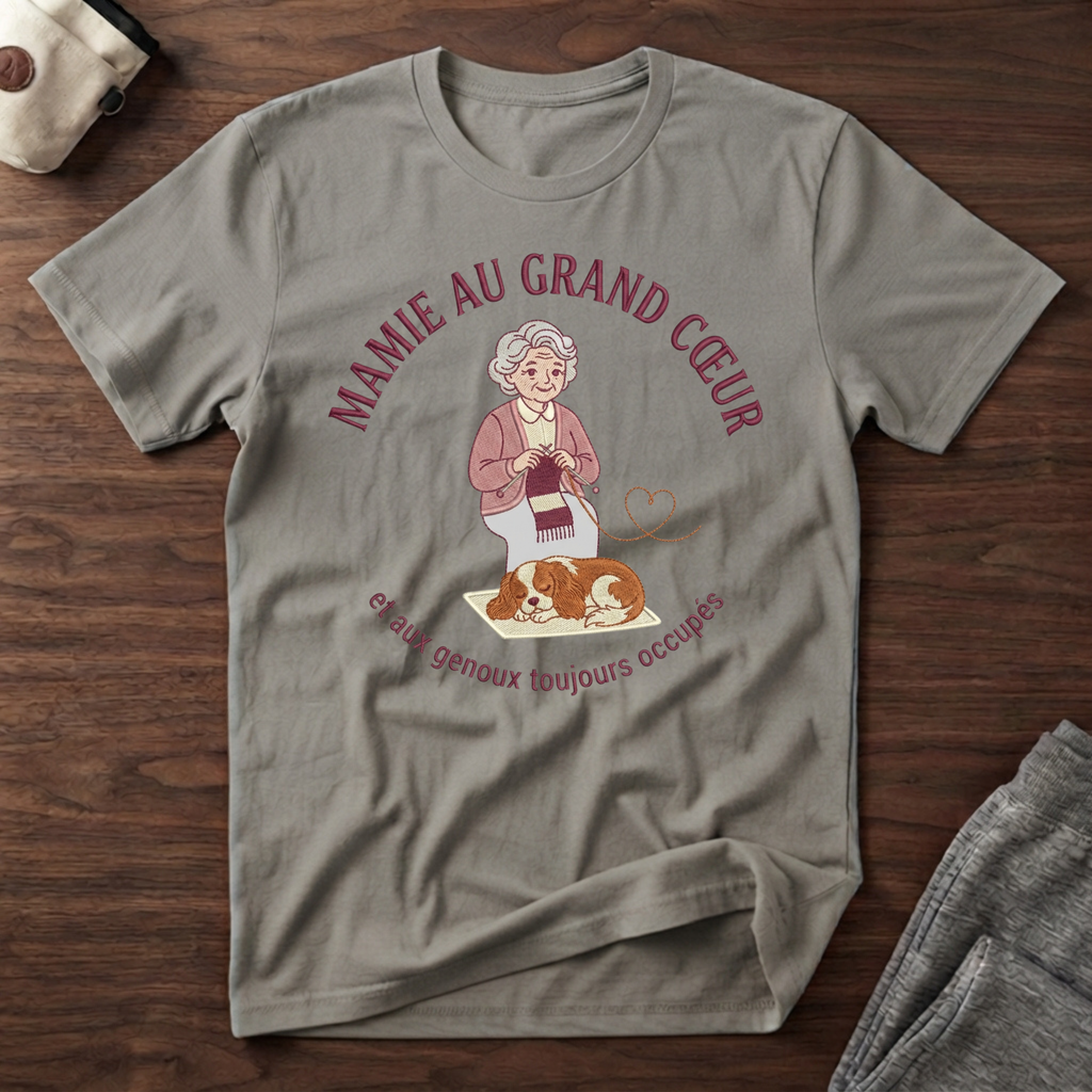 T-Shirt — Mamie au grand coeur...