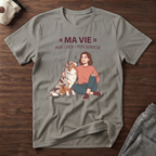 Ma vie / Mon chien / Mon bonheur - T-Shirt