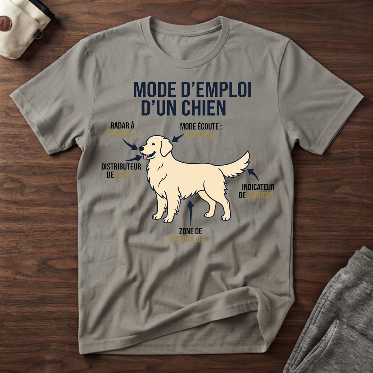 Mode d'emploi d'un chien - T-Shirt