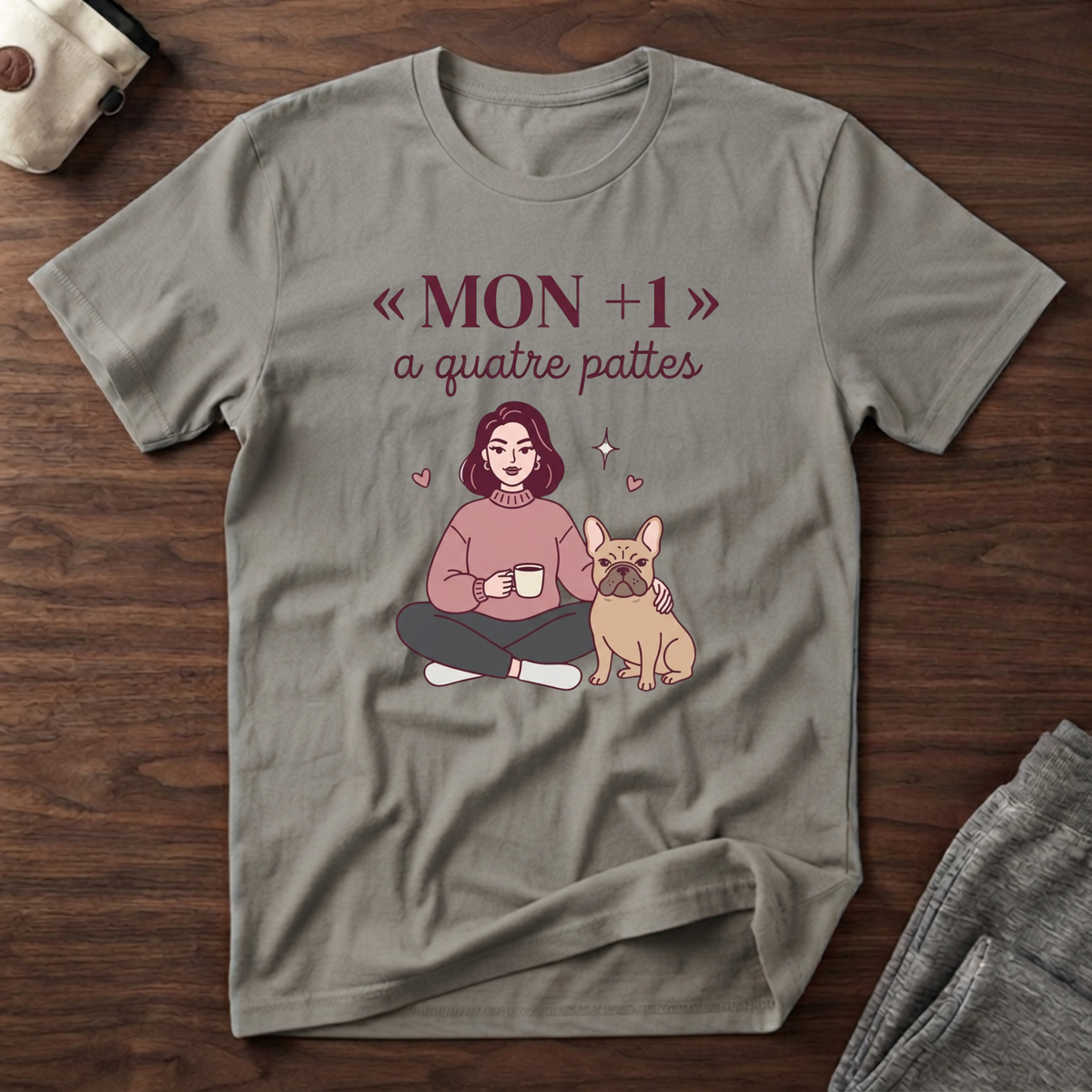 Mon +1 a quatre pattes - T-Shirt