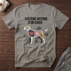 Système interne d'un chien - T-Shirt