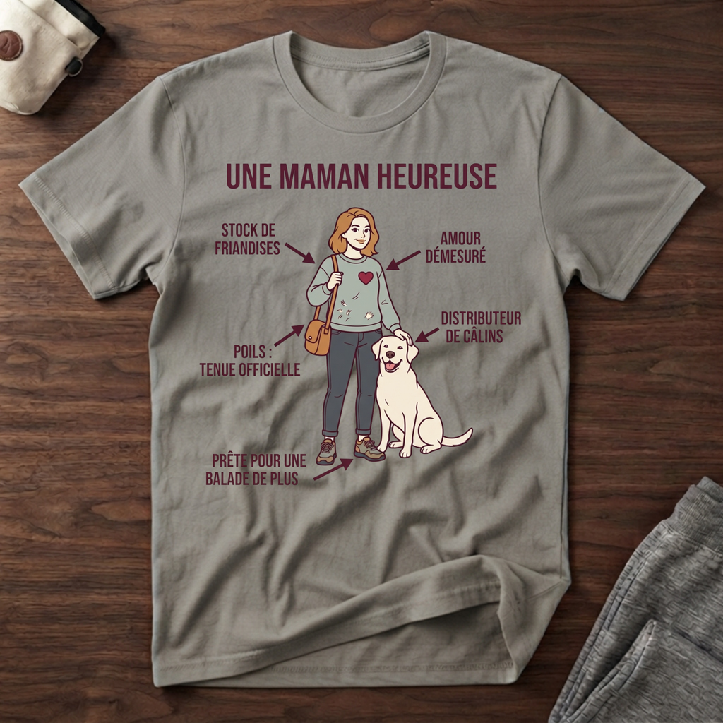Une maman heureuse - T-Shirt
