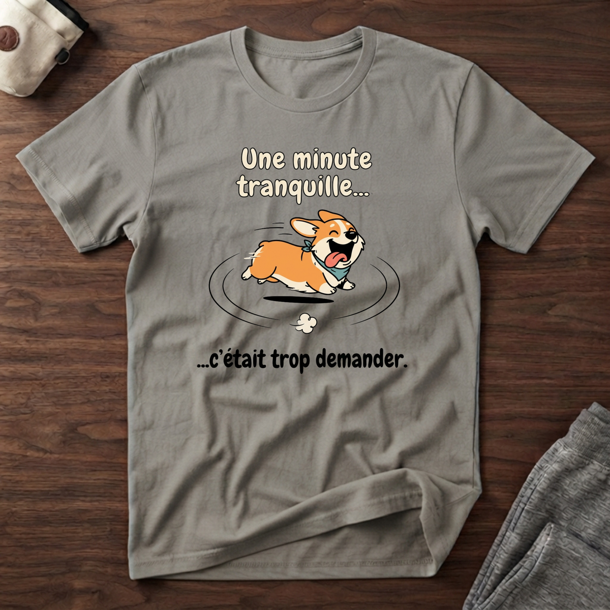 T-Shirt — Une minute tranquille... c'était trop demander