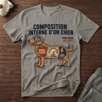 Composition interne d'un chien - T-Shirt