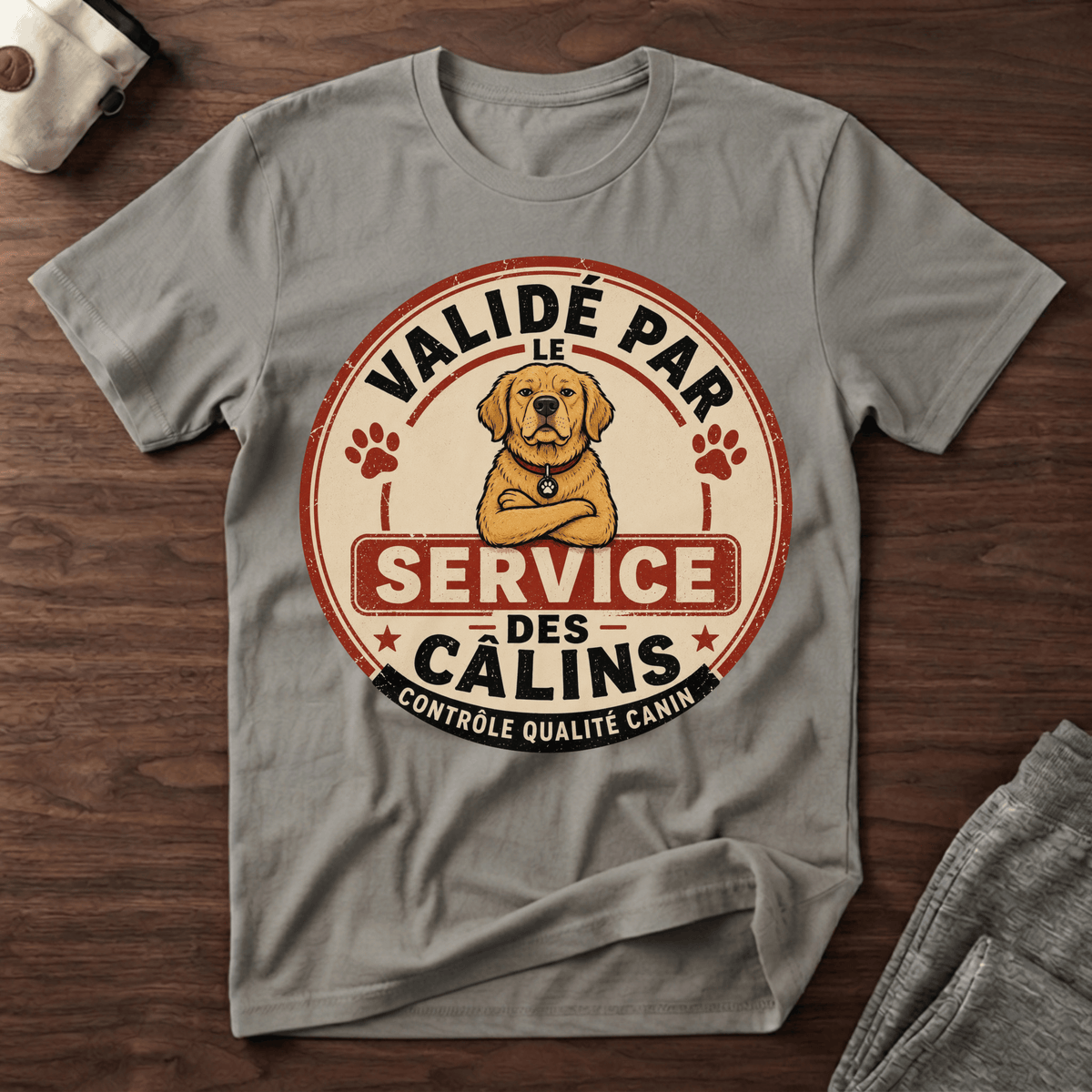 Validé par le service des câlins - T-Shirt