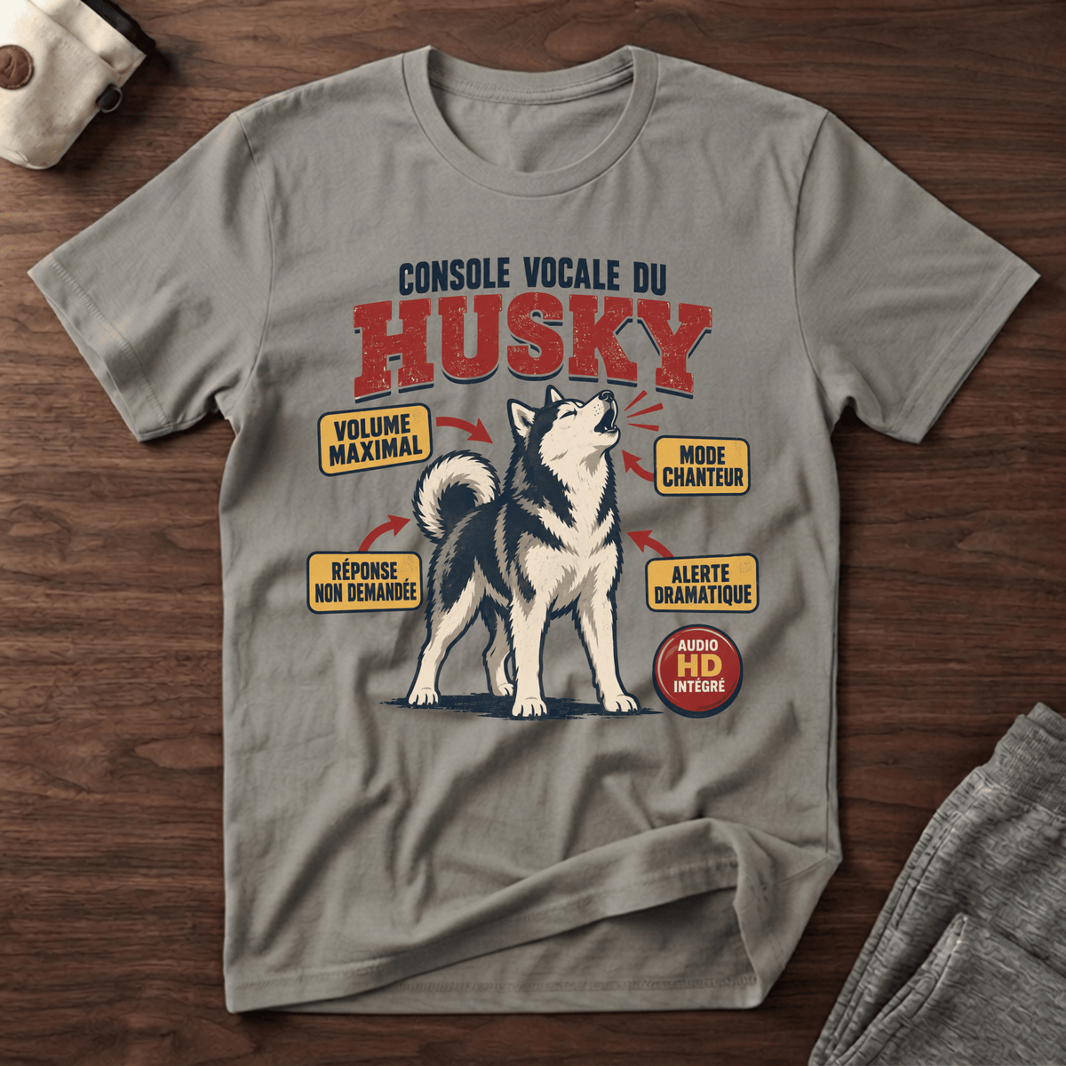 Console vocale du Husky - T-Shirt