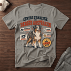 Centre d'analyse du berger australien - T-Shirt