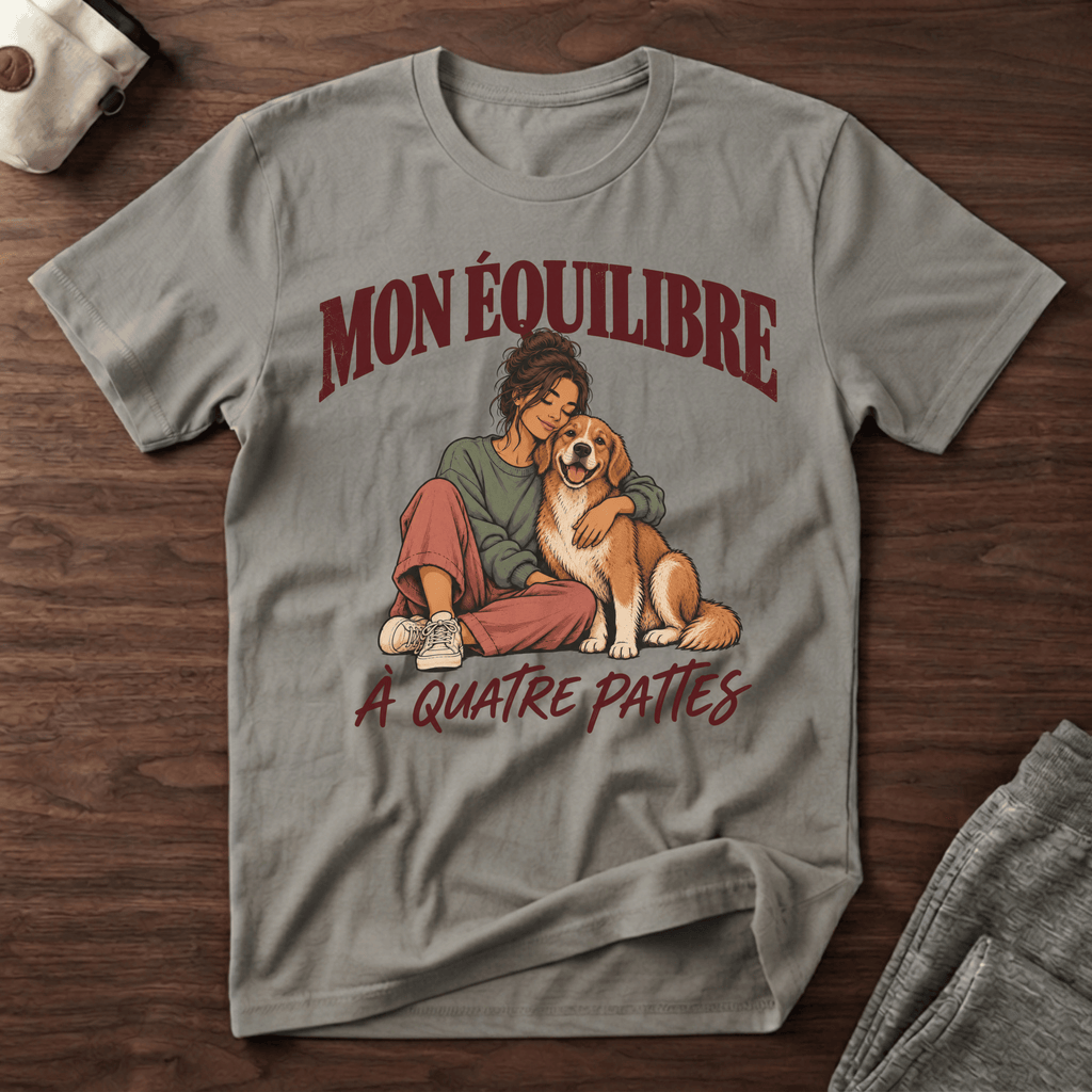 Mon équilibre à quattre pattes - T-Shirt