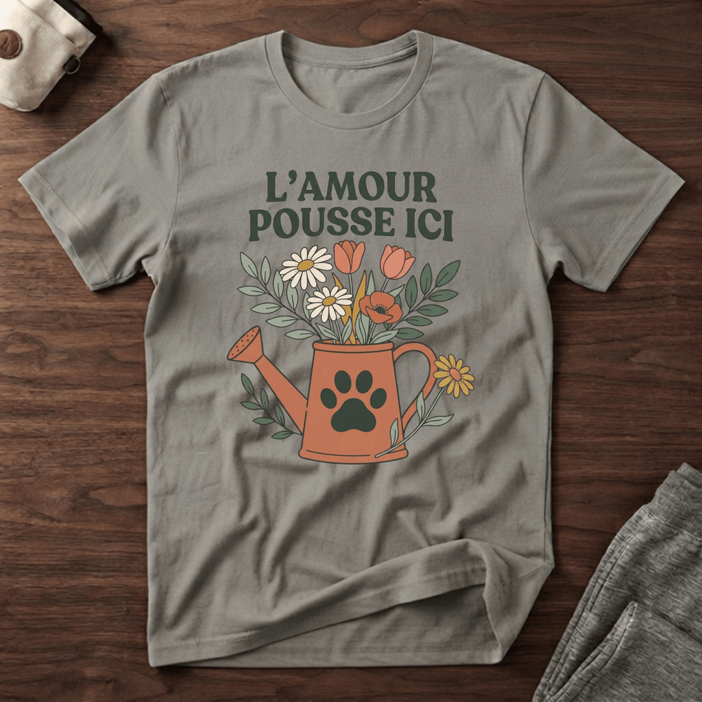 L'amour pousse ici - T-Shirt