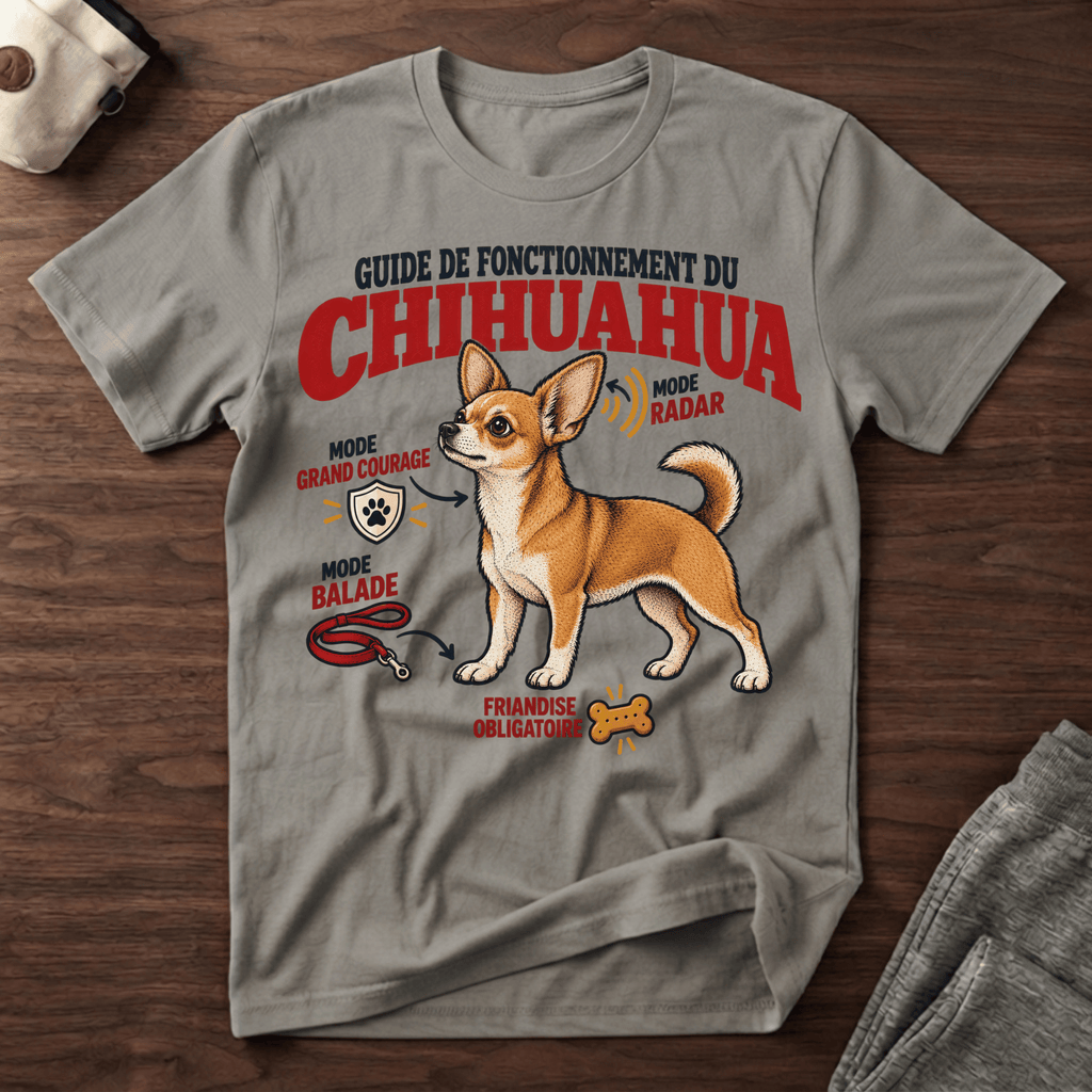 Guide de fonctionnement du Chihuahua - T-Shirt