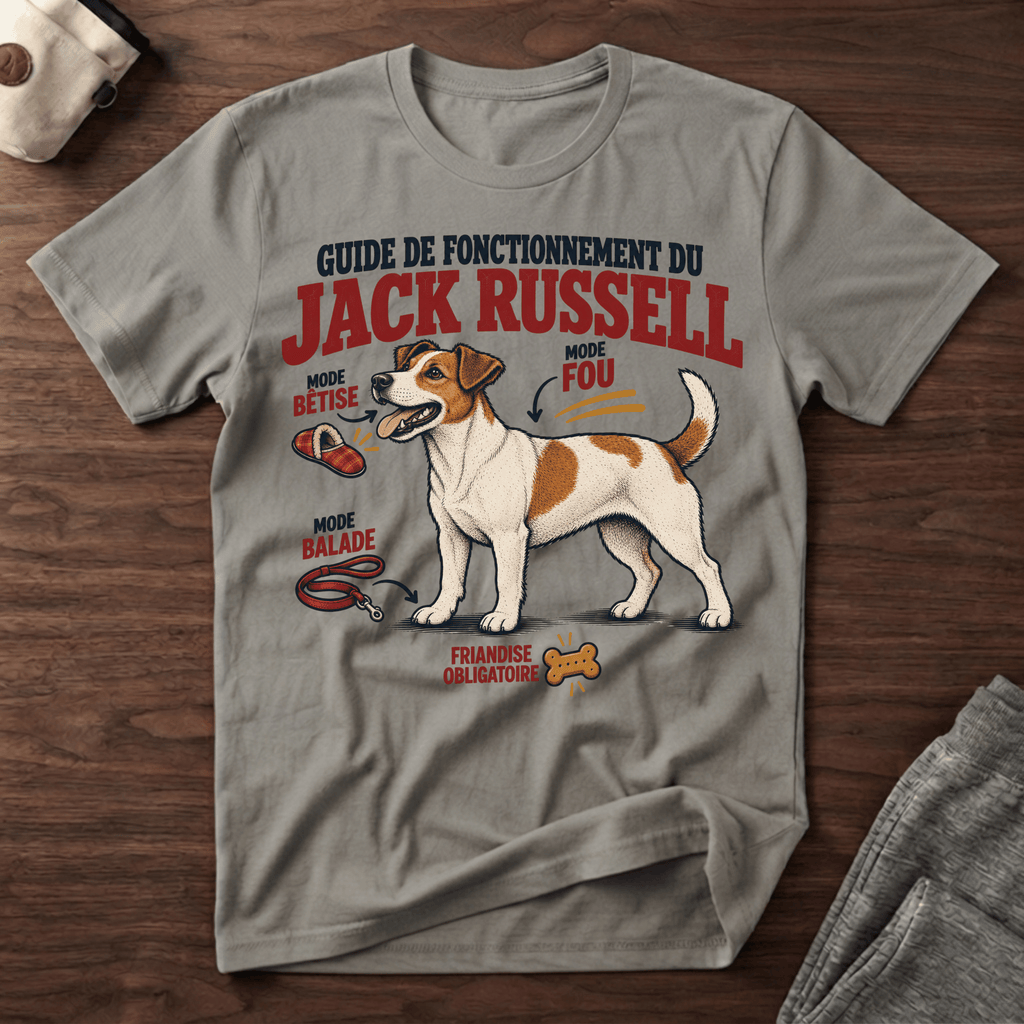 Guide de fonctionnement du Jack Russel - T-Shirt