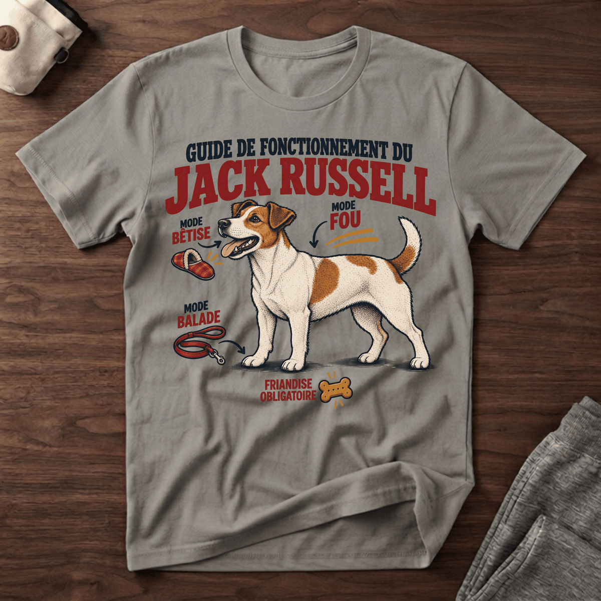 Guide de fonctionnement du Jack Russel - T-Shirt