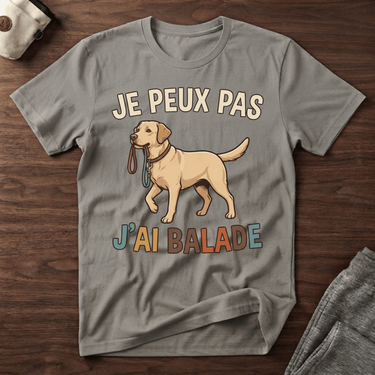 Je peux pas j'ai balade / Labrador - T-Shirt