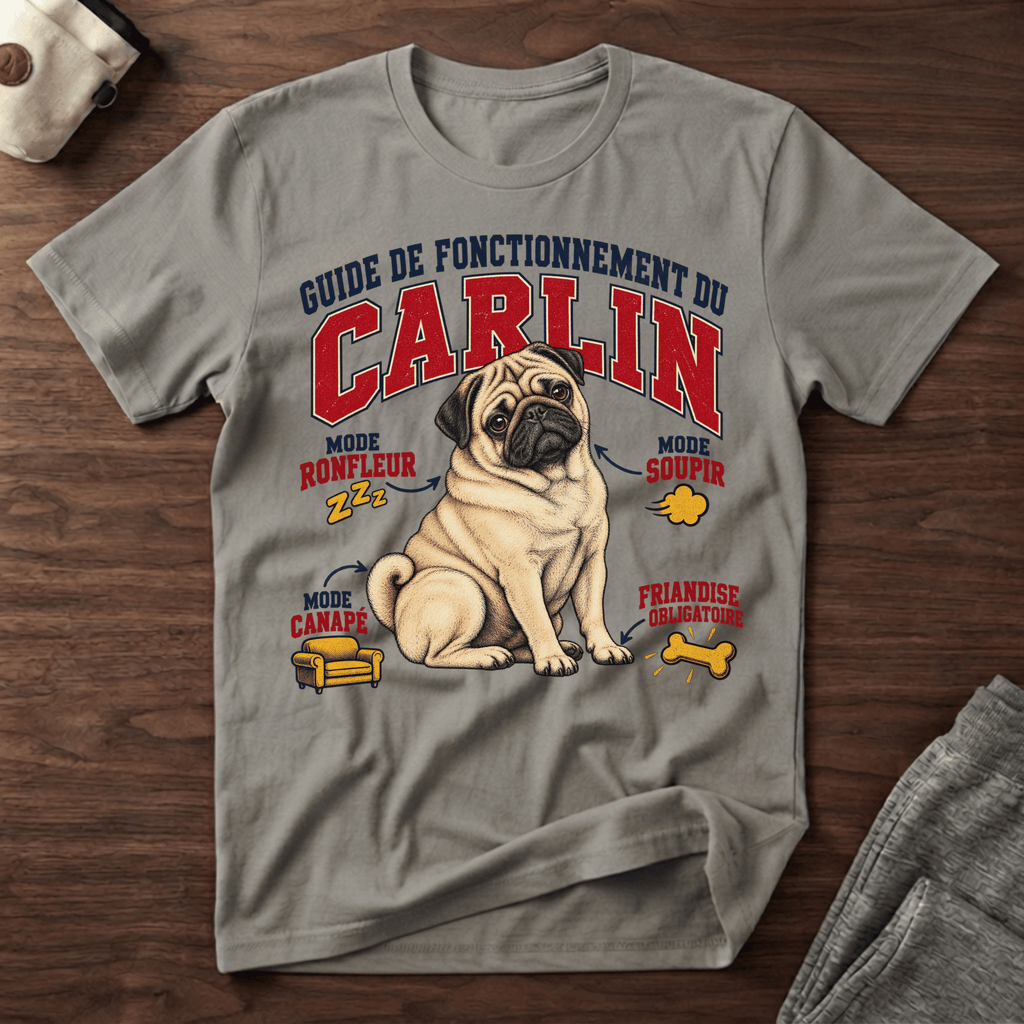 Guide de Fonctionnement du Carlin - T-Shirt