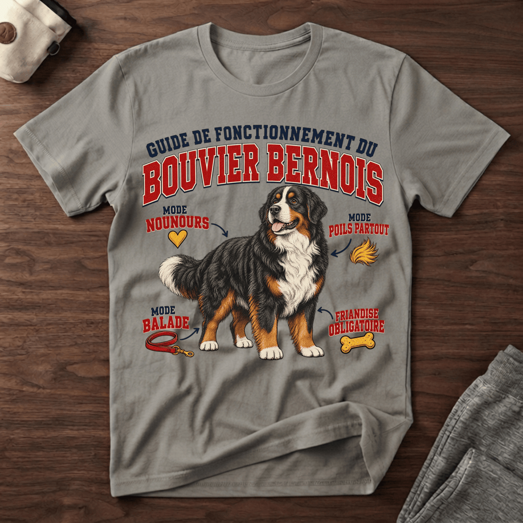 Guide de Fonctionnement du Bouvier Bernois - T-Shirt