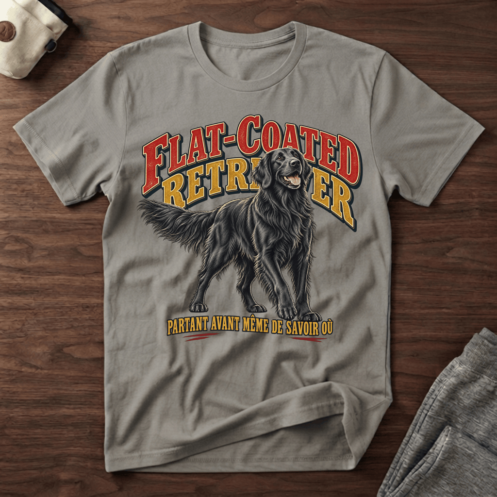 Flat-Coated Retriever - T-Shirt