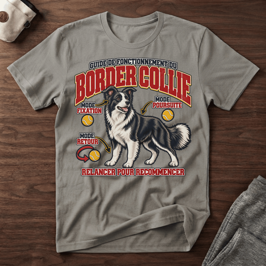 Guide de fonctionnement du Border Collie / Mode Balle - T-Shirt