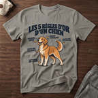 Les 5 règles d'or d'un chien - T-Shirt
