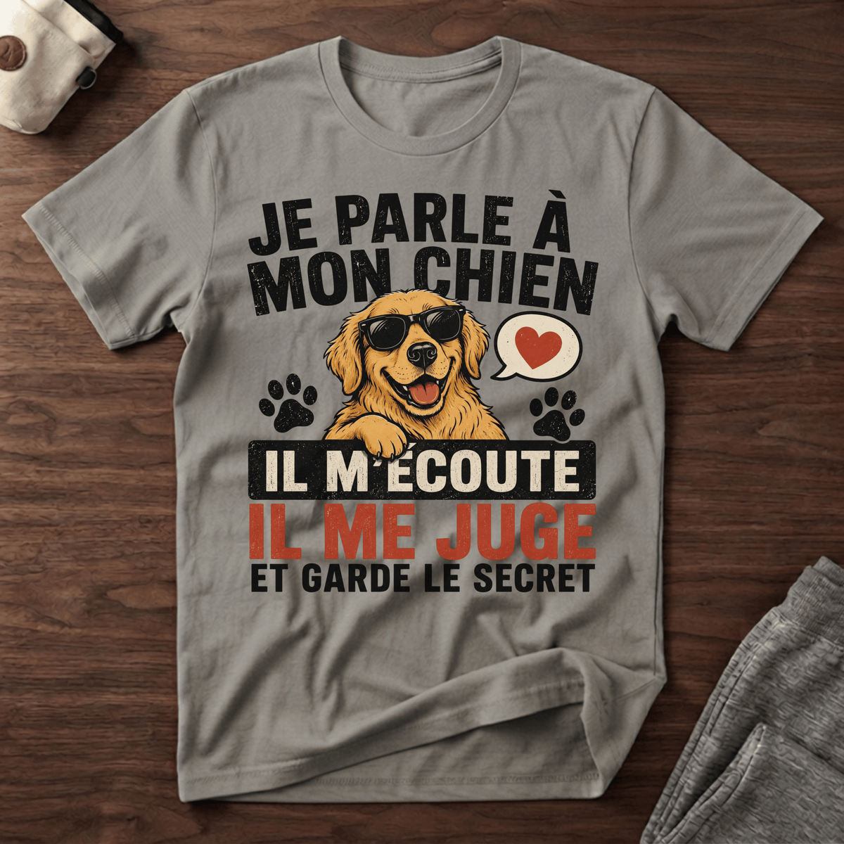 Je parle à mon chien... - T-Shirt