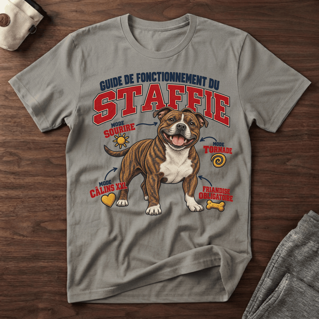 Guide de Fonctionnement du Staffie - T-Shirt