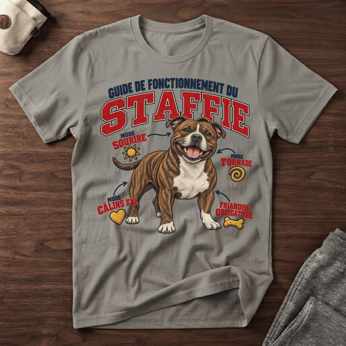 Guide de Fonctionnement du Staffie - T-Shirt